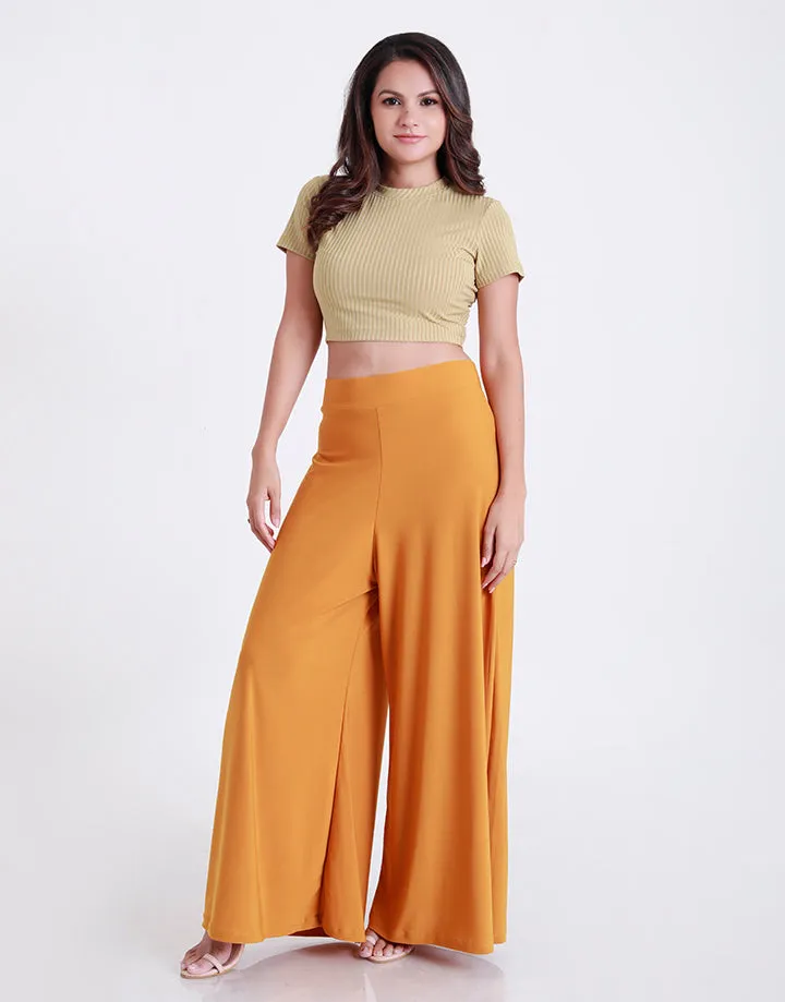 High Waisted Flared Pant