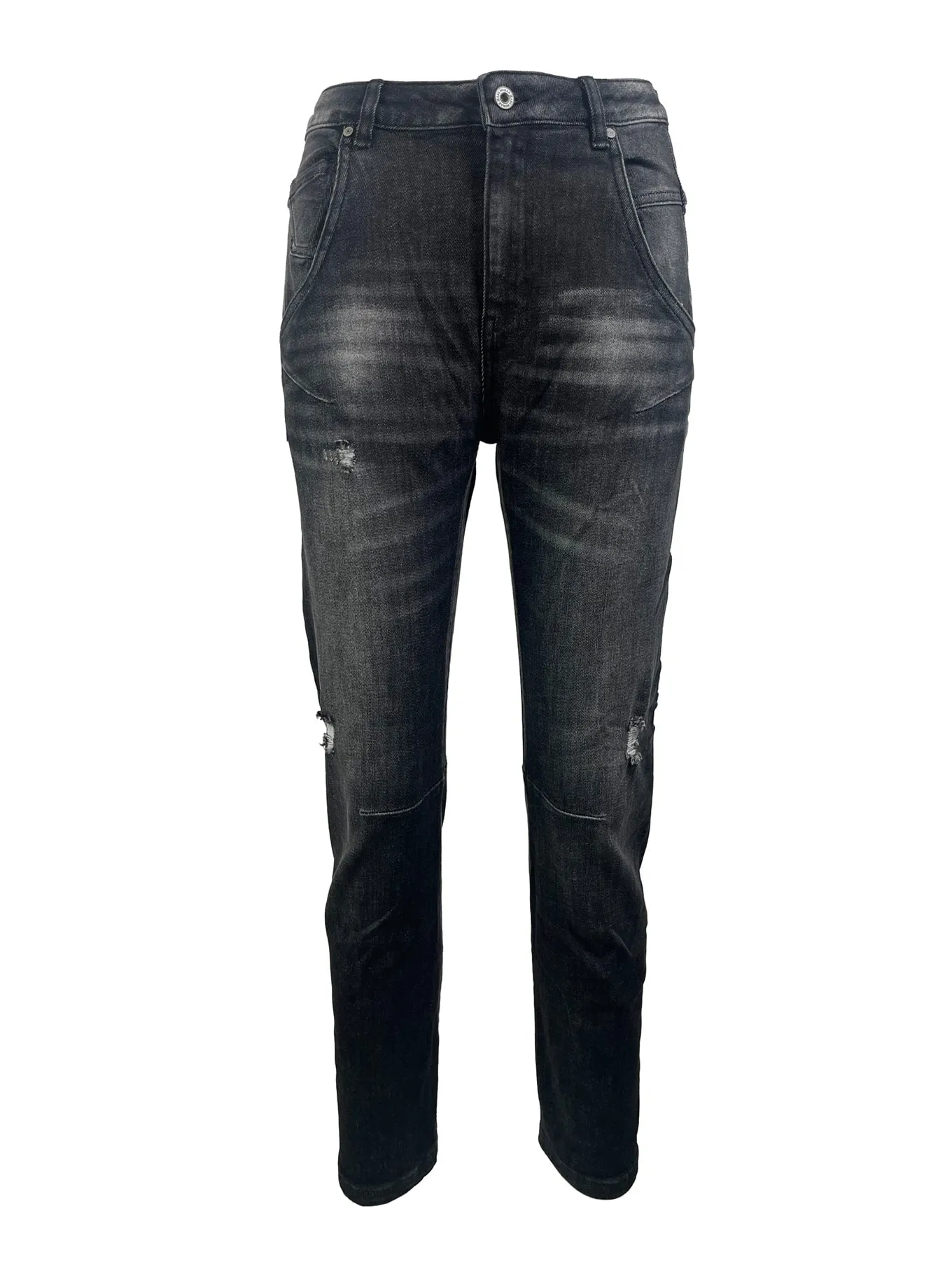 Jeans used schwarz