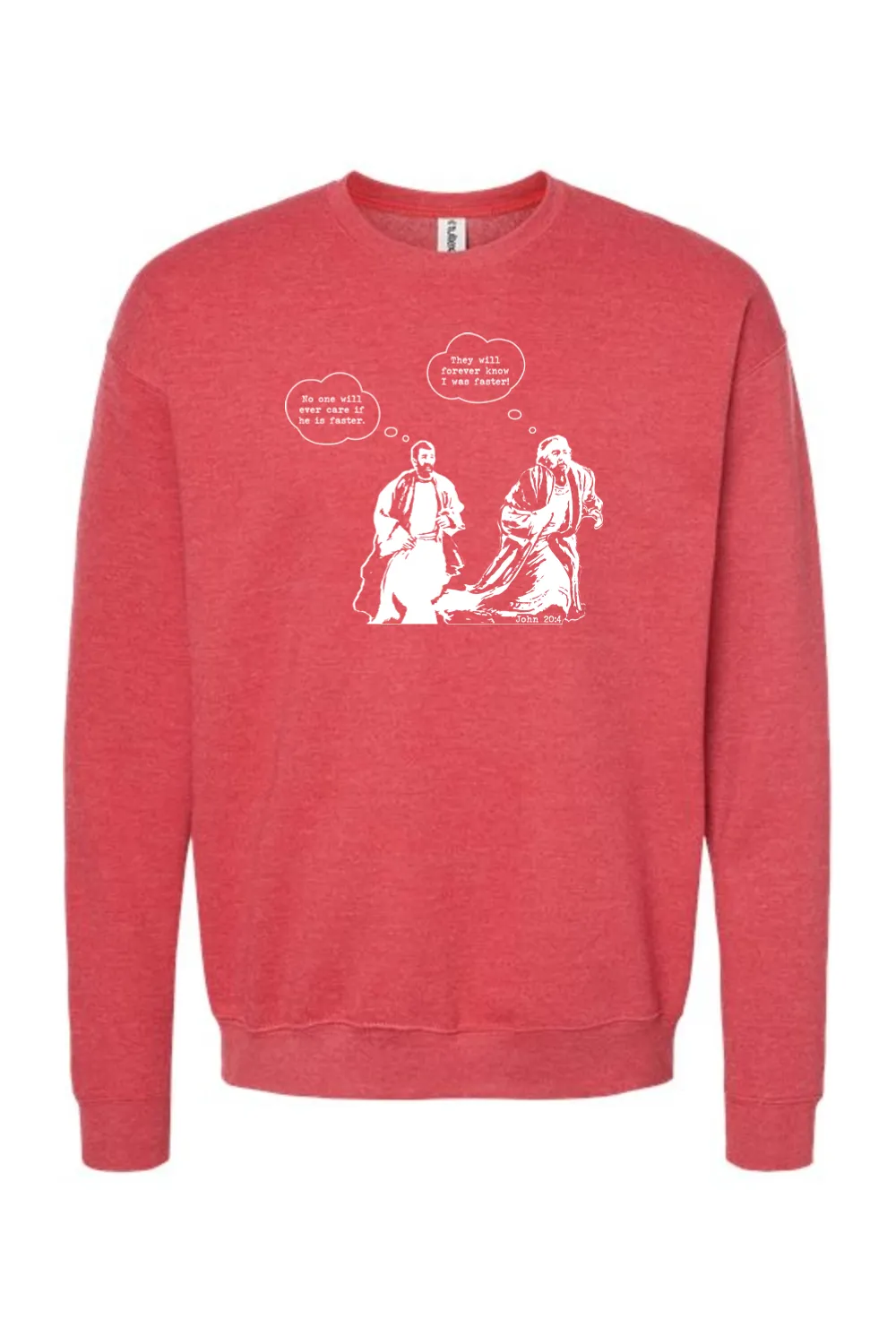 John Runs John 20:4 - Crewneck Sweatshirt