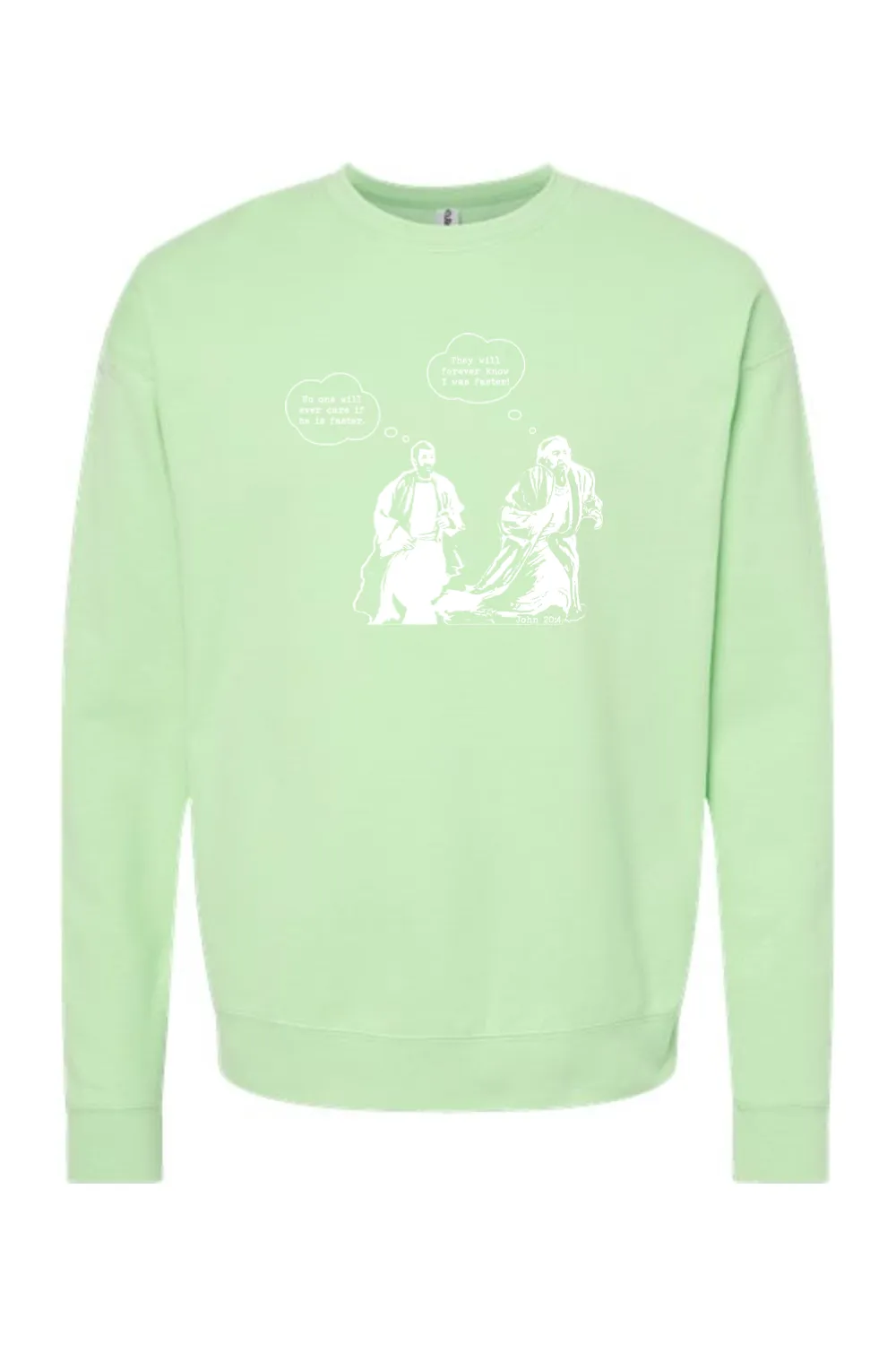 John Runs John 20:4 - Crewneck Sweatshirt