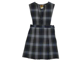 Jumper, Plaid #57 V-Neck Triple Pleat