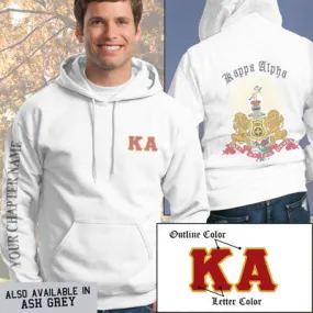 Kappa Alpha Crest Hoodie - G185 - SUB