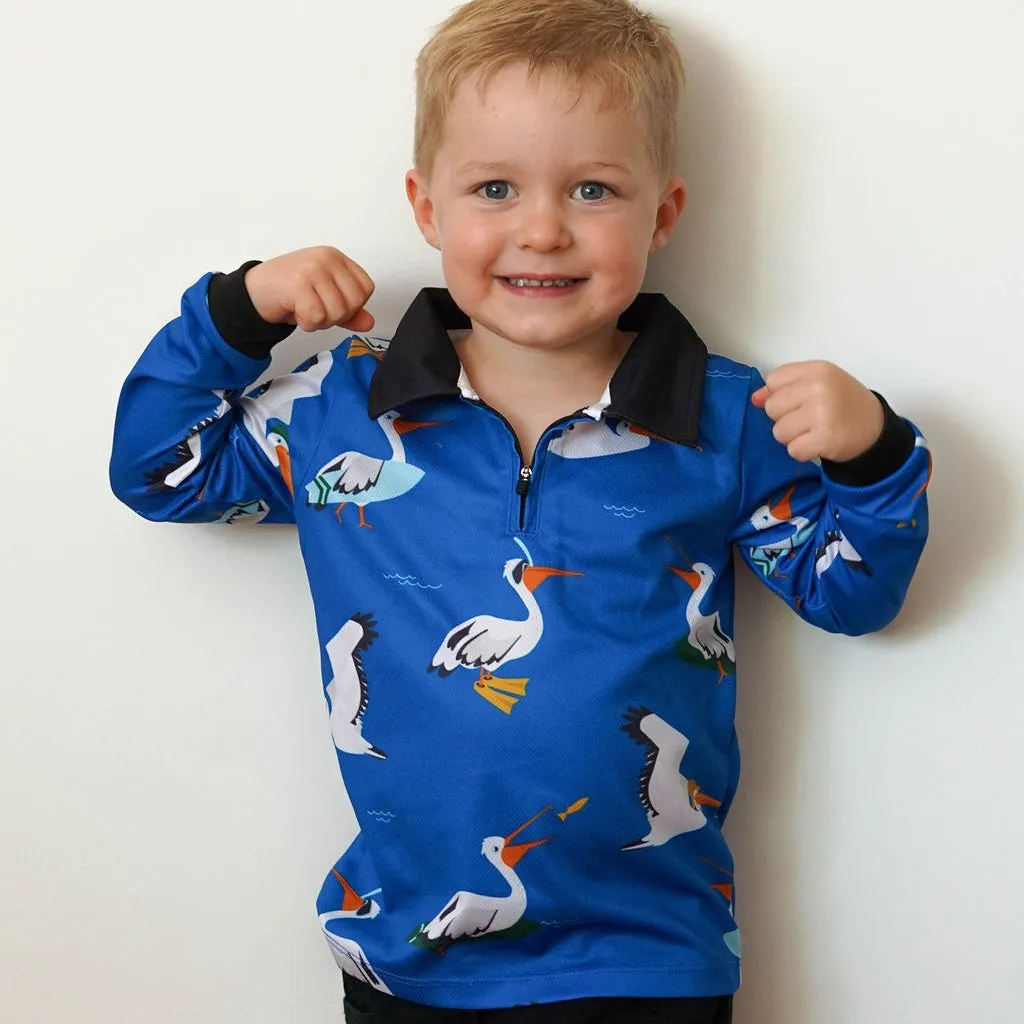 Kids Sun Shirt - Pelican