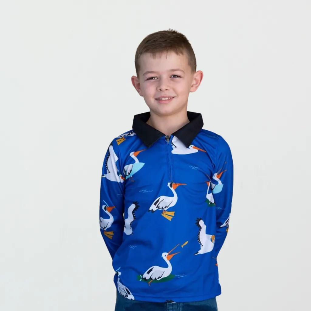 Kids Sun Shirt - Pelican