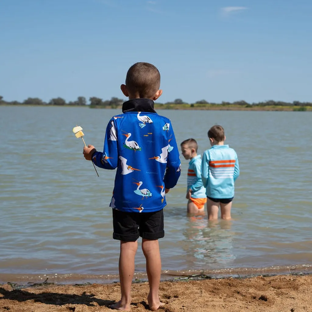 Kids Sun Shirt - Pelican