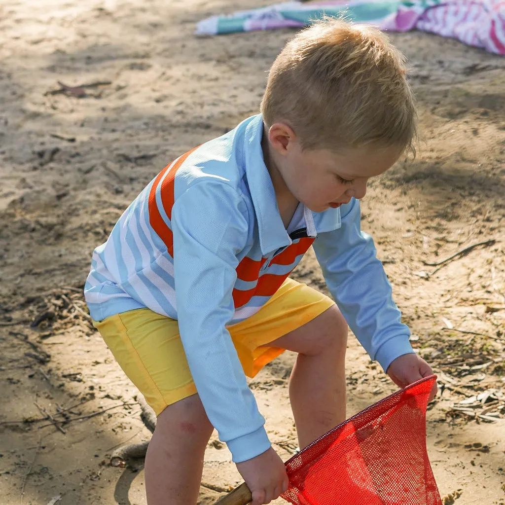 Kids Sun Shirt - Tidal Stripe