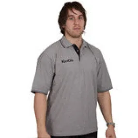 KOOGA CLASSIC RUGBY TEAMWEAR/LEISURE POLO SHIRT GREY/BLACK