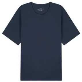 KUYICHI Liam linen t-shirt dark navy men