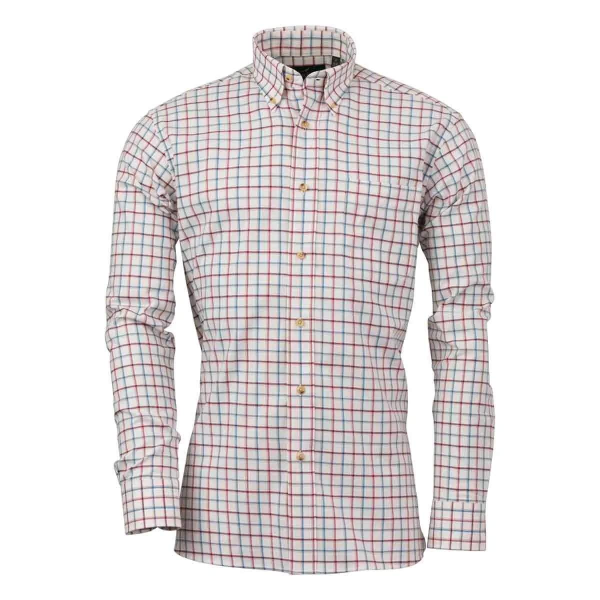 Laksen Ron Organic Brushed Cotton Checked Shirt