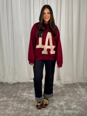 Melanie LA Sweatshirt In Red