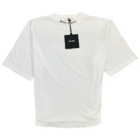 Men's Logo Print T-Shirt White Size M