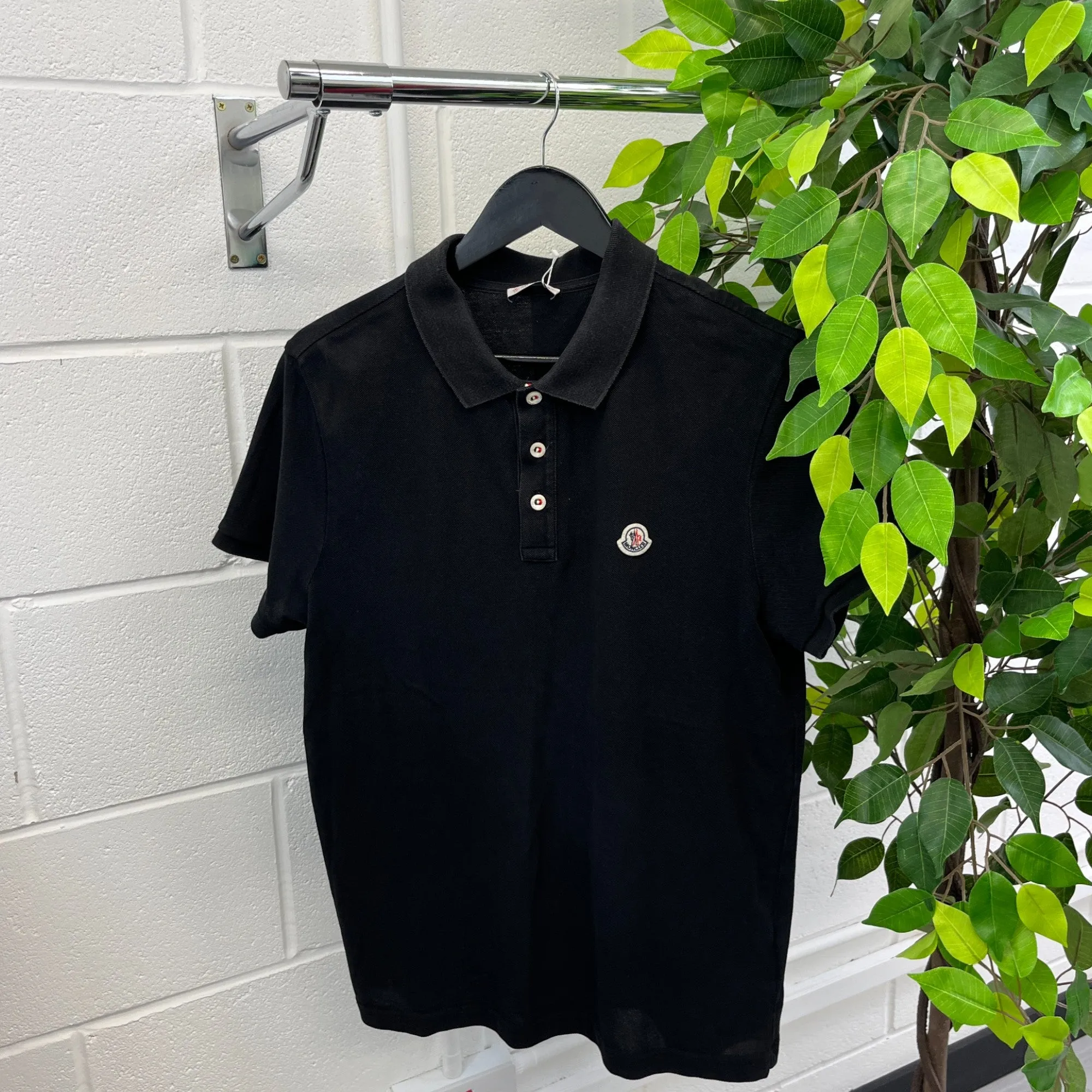 Men's Maglia Polo Shirt Black Size L