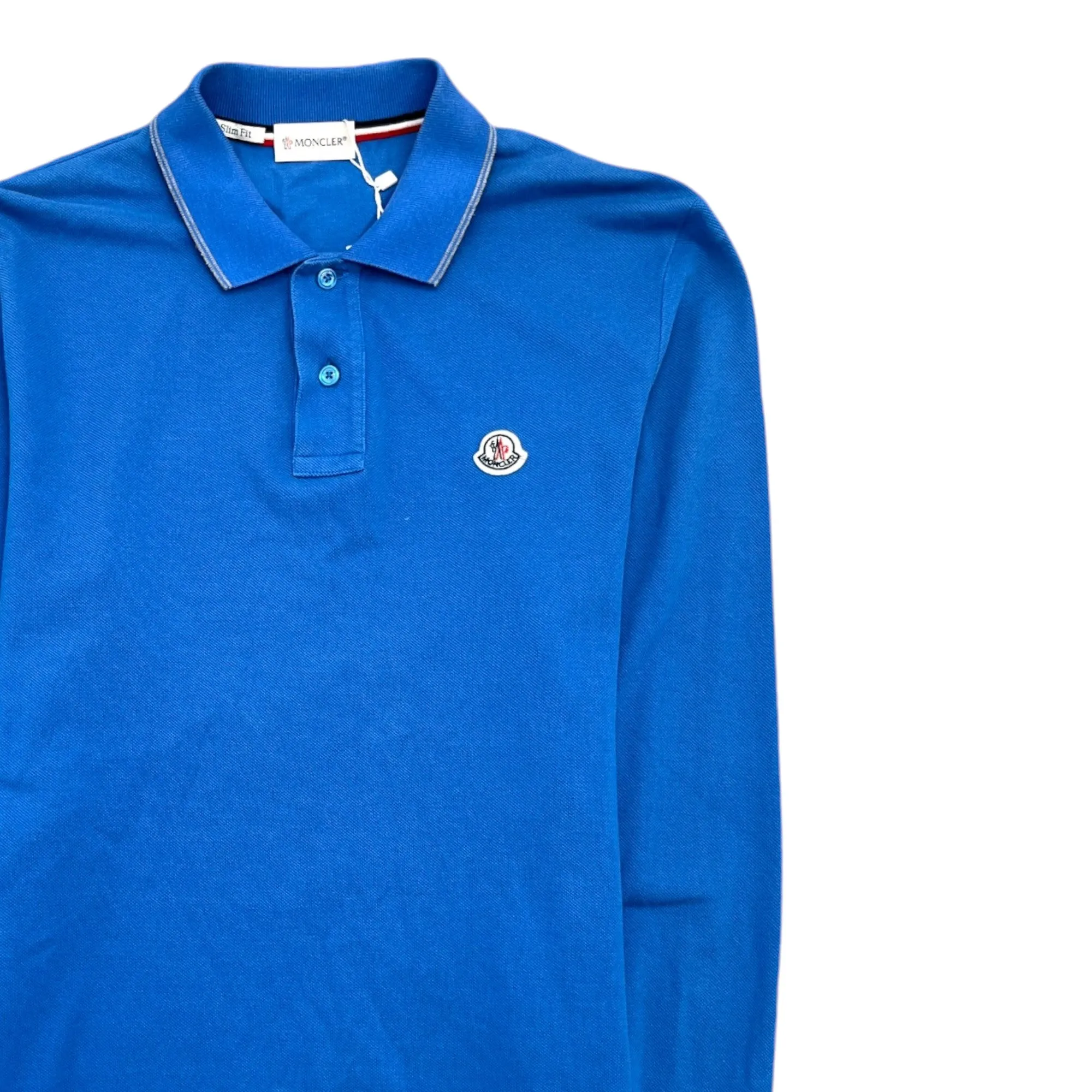 Men's Maglia Polo Shirt Blue Size M