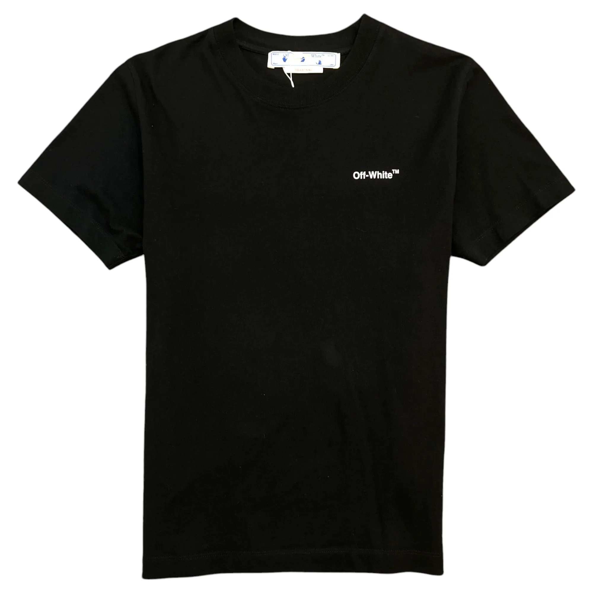 Men's Off Slim S/S T Sn99 T-Shirt Black Size S