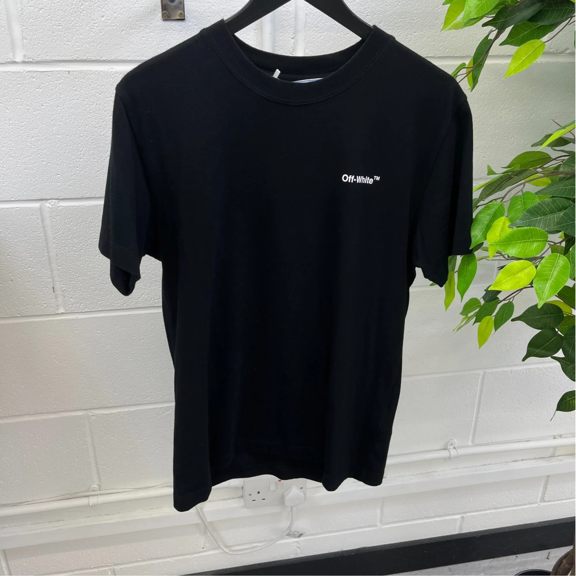 Men's Off Slim S/S T Sn99 T-Shirt Black Size S