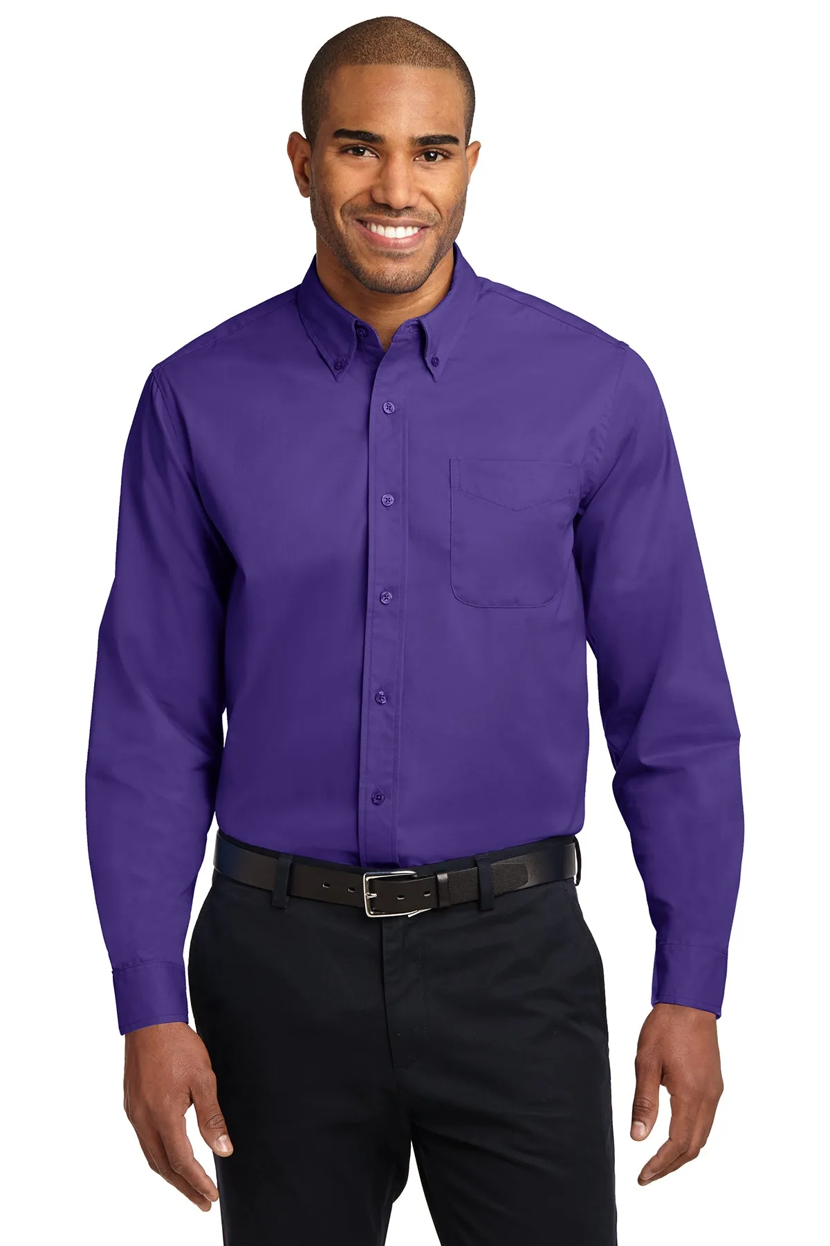 Mens Port Authority® Long Sleeve Easy Care Shirt S608