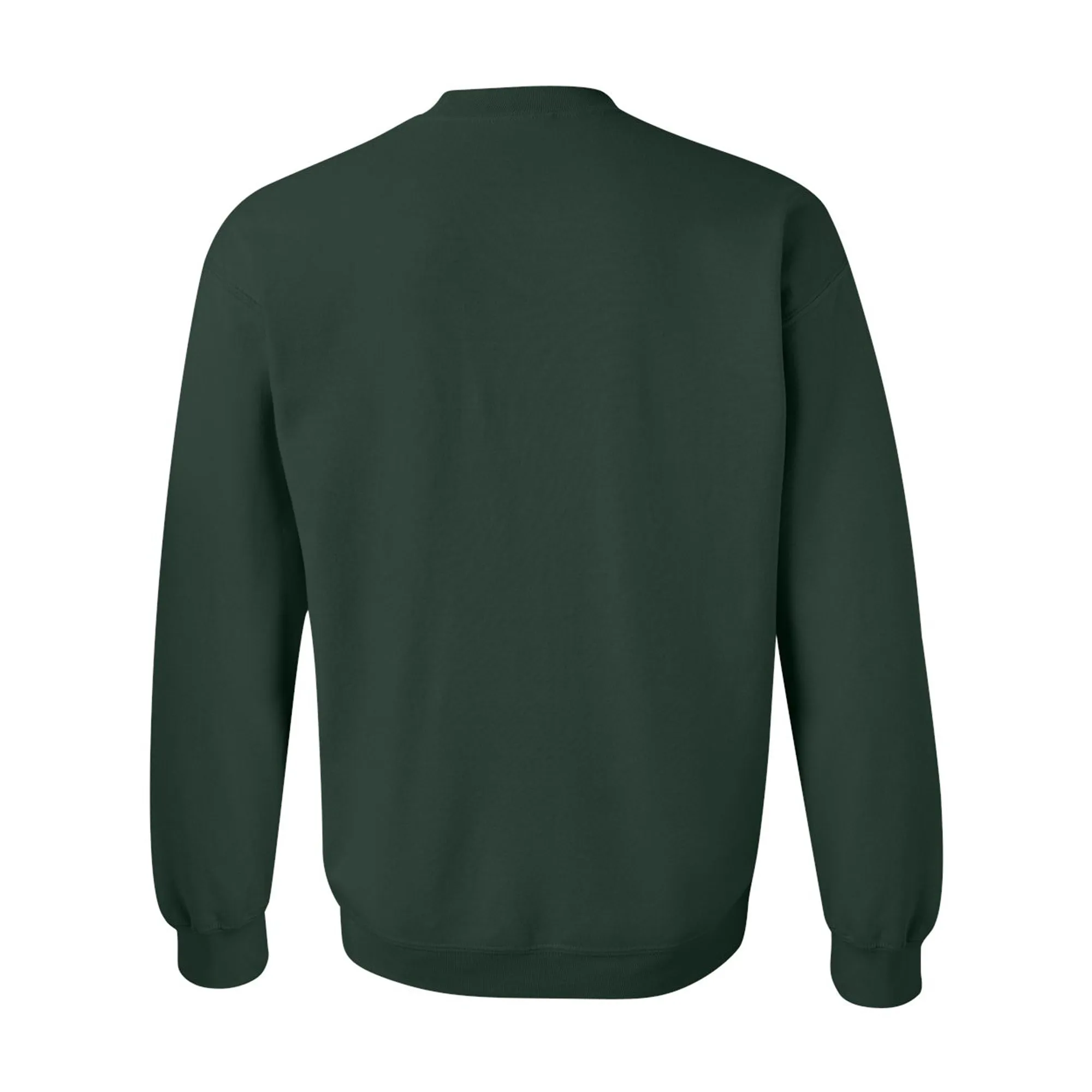 Michigan State Spartans Basic Block Dad Crewneck Sweatshirt - Forest