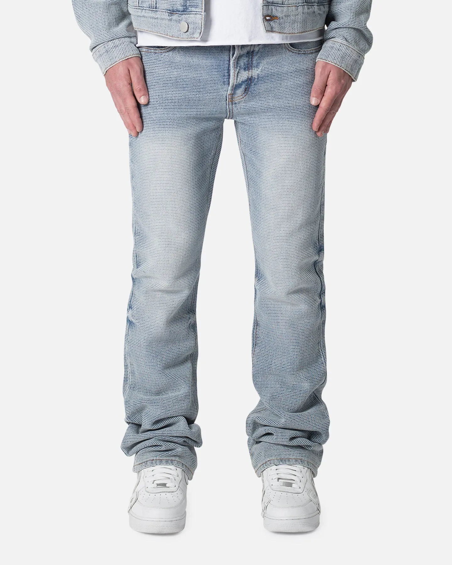 MNML B575 Flare Denim Jeans Blue