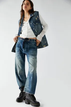 Moxie Pull-On Barrel Jeans