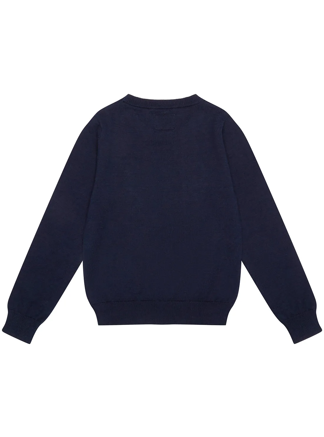 Navy Long Sleeve Jumper (2-7)