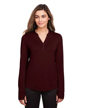 North End NE400W Ladies' Jaq Snap-Up Stretch Performance Pullover