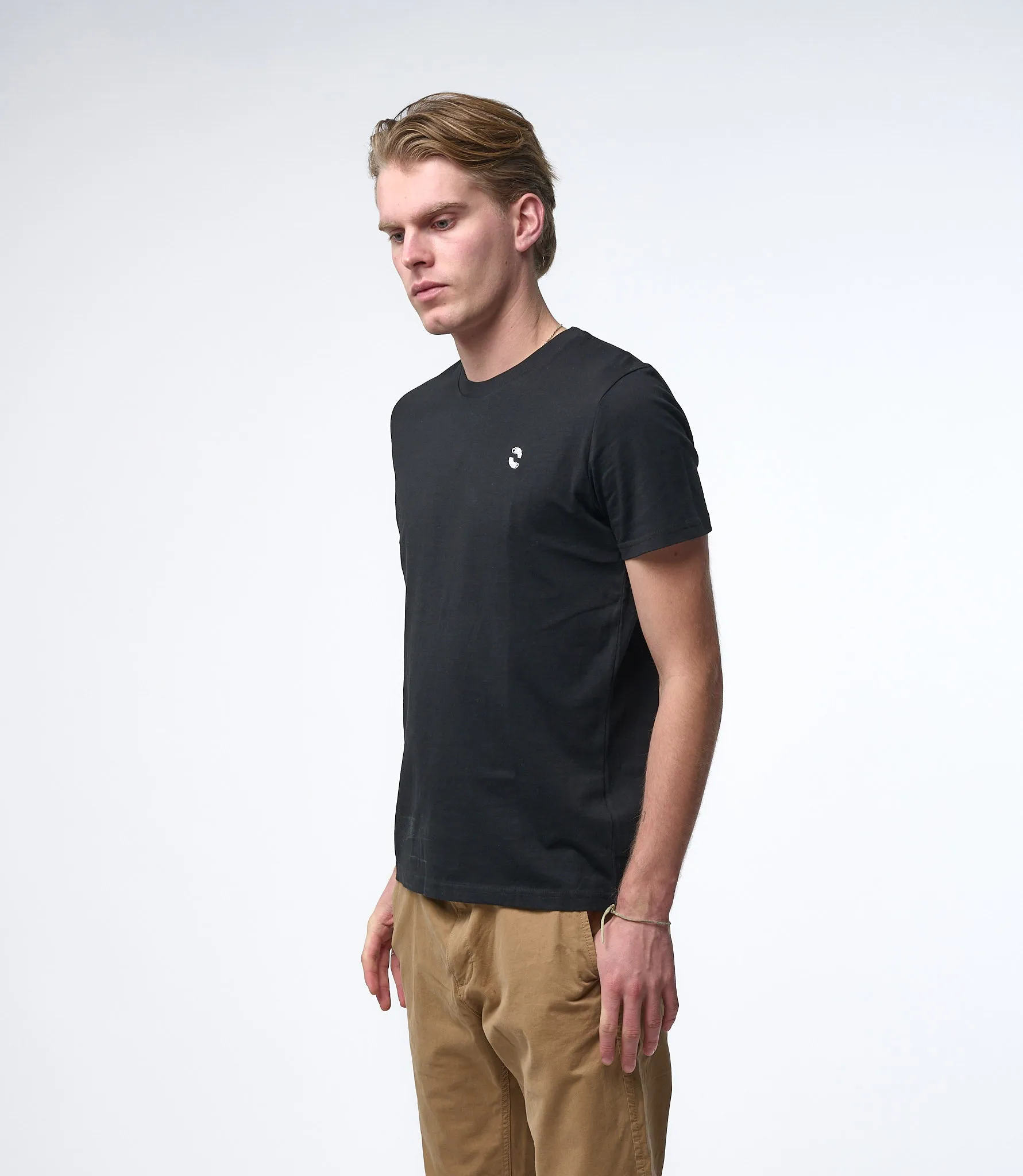 Omnitau Men's Camber Organic Cotton T-Shirt - Black