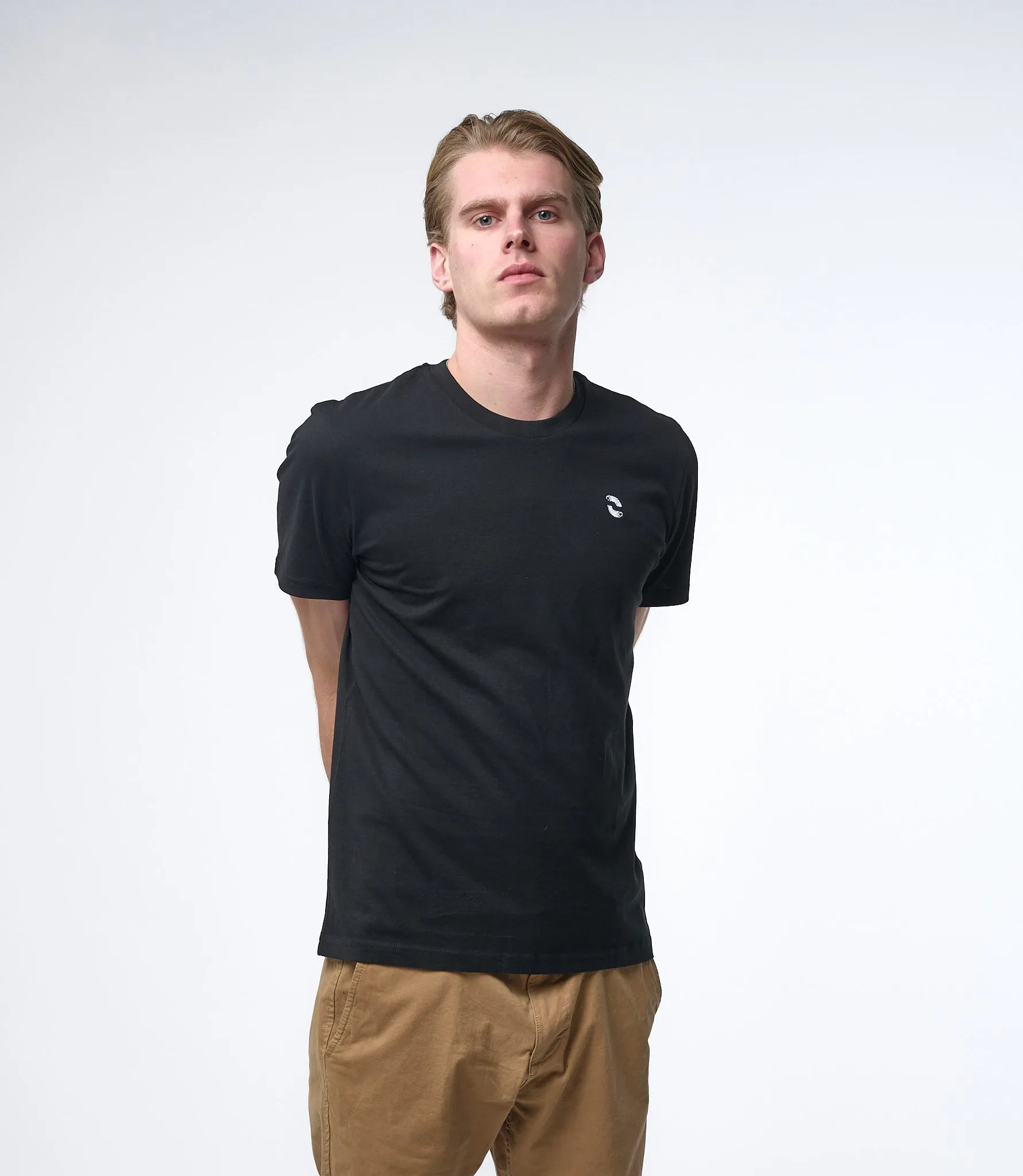 Omnitau Men's Camber Organic Cotton T-Shirt - Black