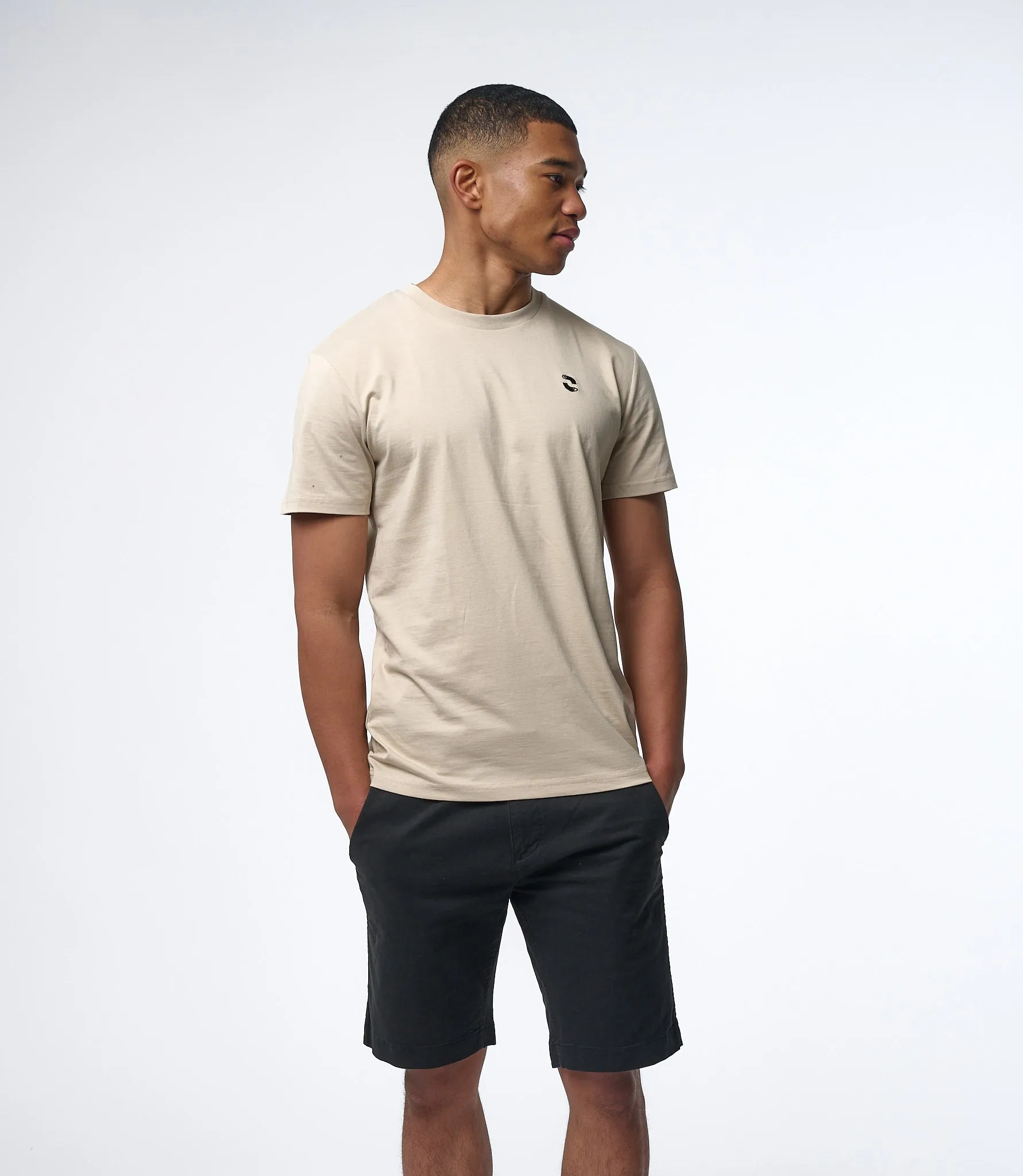 Omnitau Men's Camber Organic Cotton T-Shirt - Light Grey