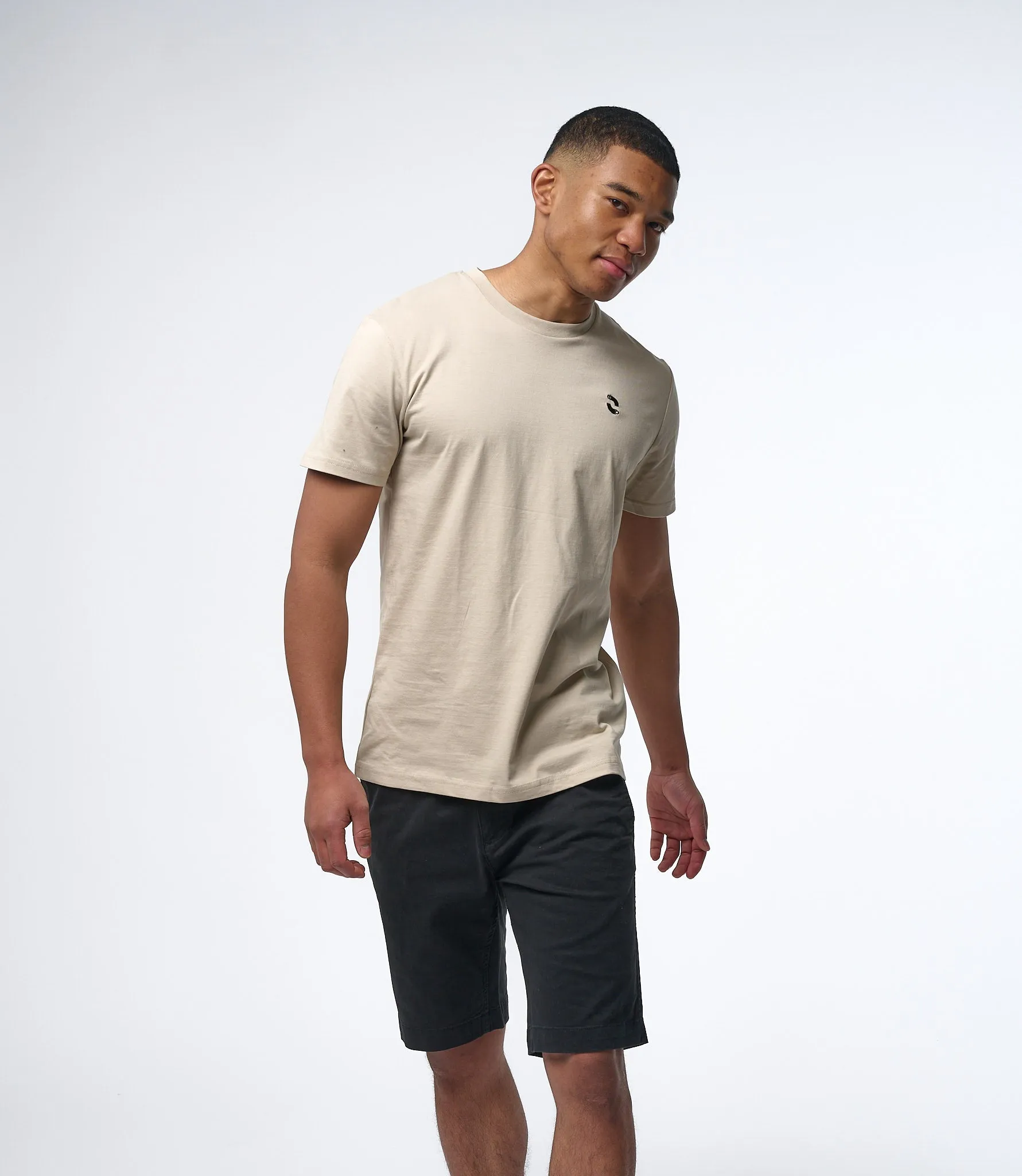 Omnitau Men's Camber Organic Cotton T-Shirt - Light Grey