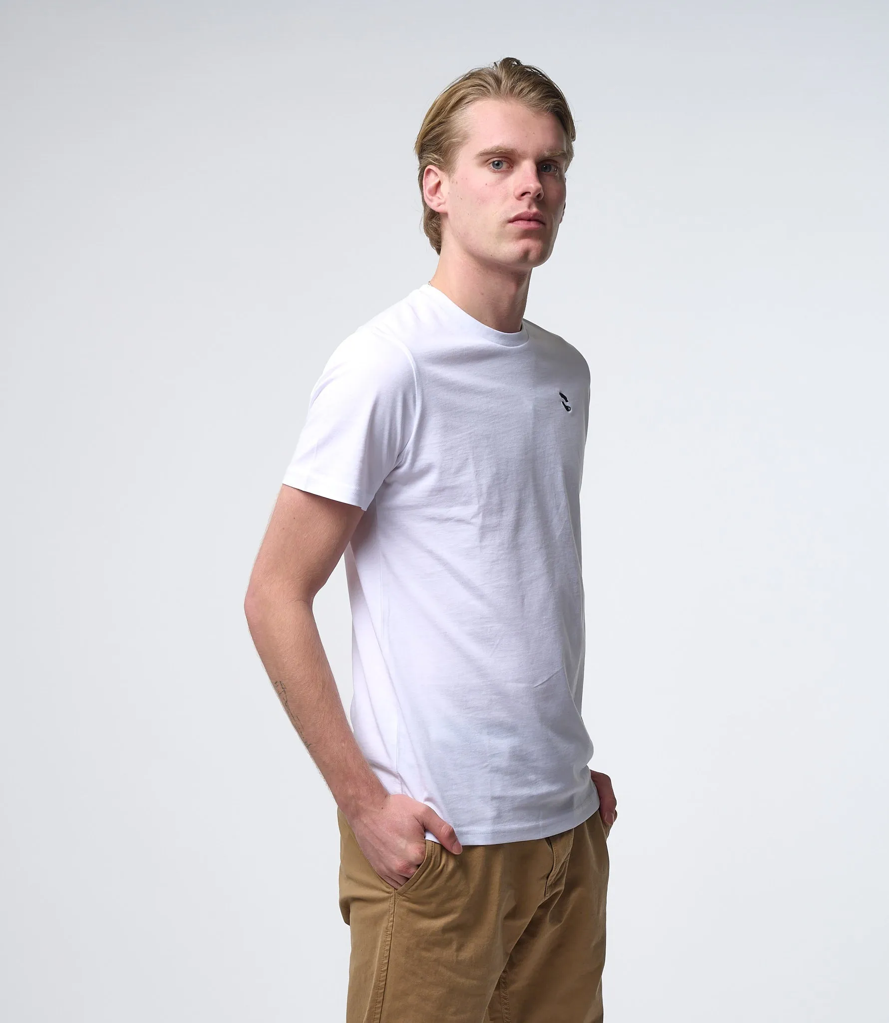 Omnitau Men's Camber Organic Cotton T-Shirt - White