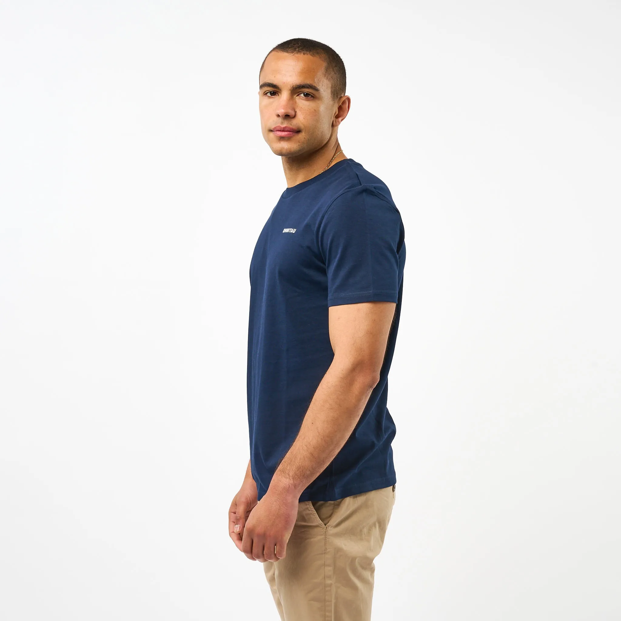 Omnitau Men's Muir Organic Cotton T-Shirt - Navy