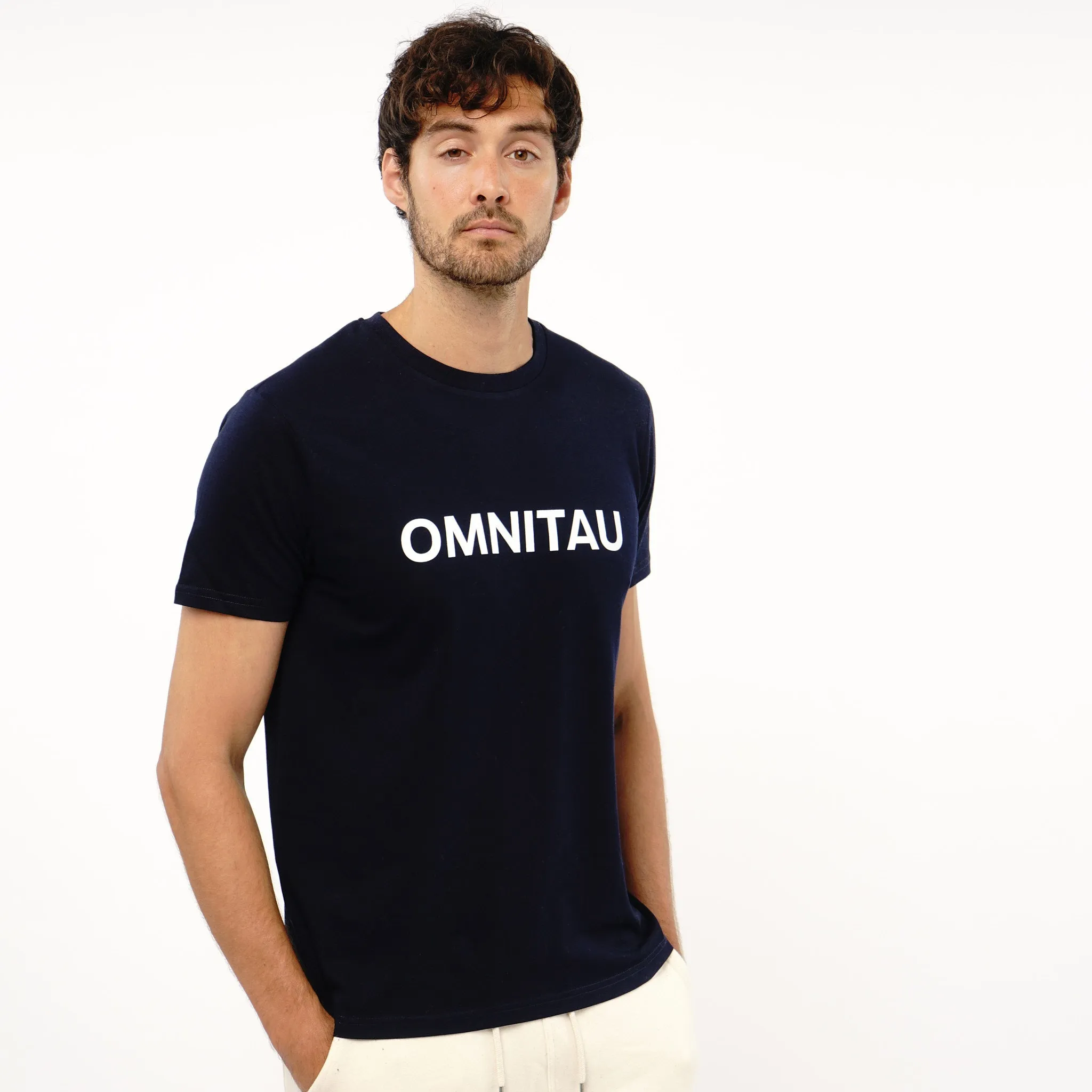 Omnitau Men's OmniX Organic Cotton Omni Crew Neck T-Shirt - Navy