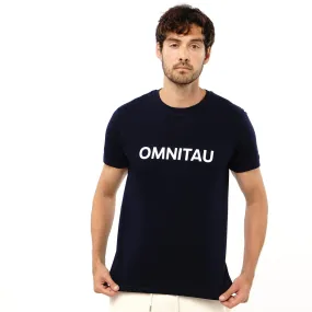 Omnitau Men's OmniX Organic Cotton Omni Crew Neck T-Shirt - Navy