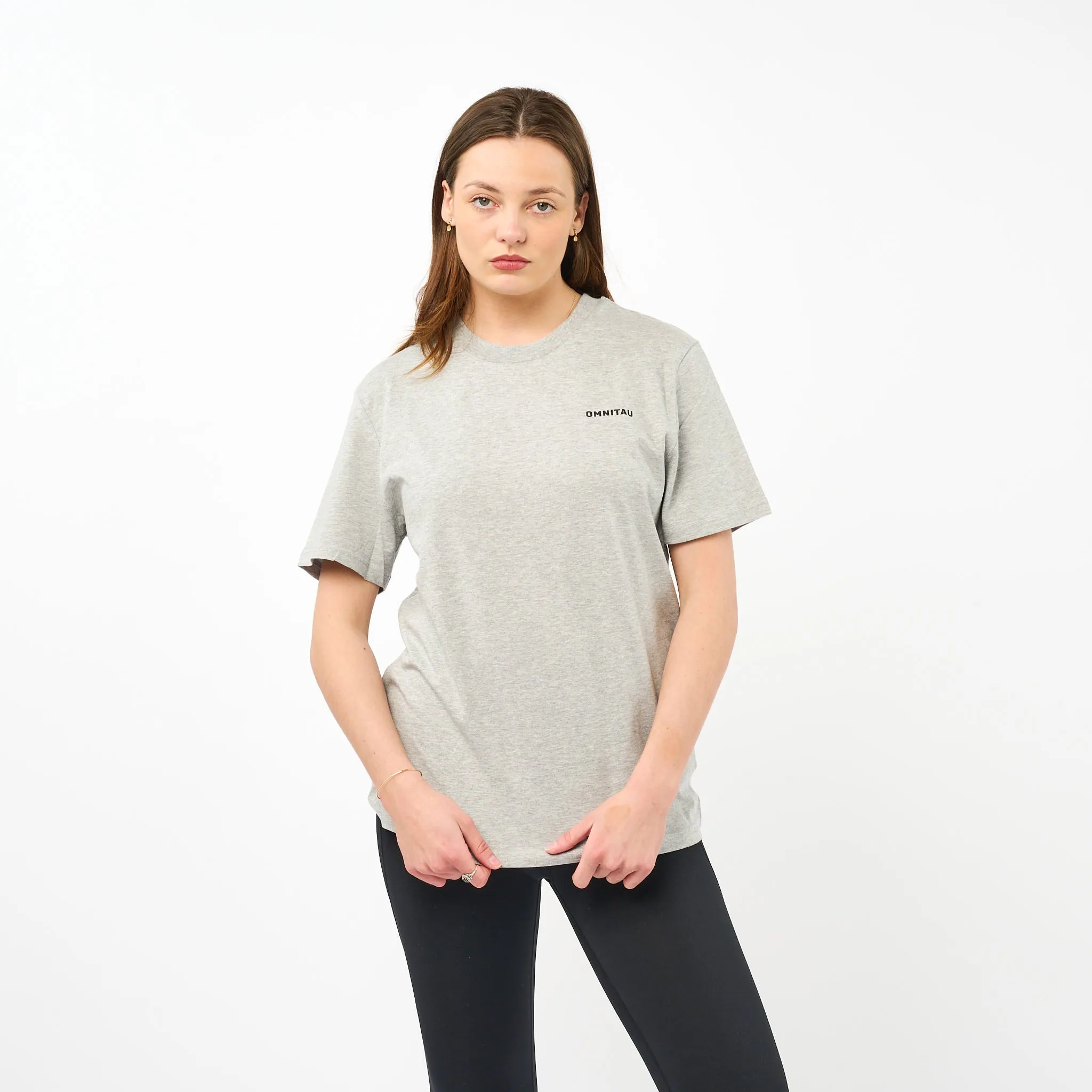 Omnitau Women's Muir Organic Cotton T-Shirt - Heather Grey