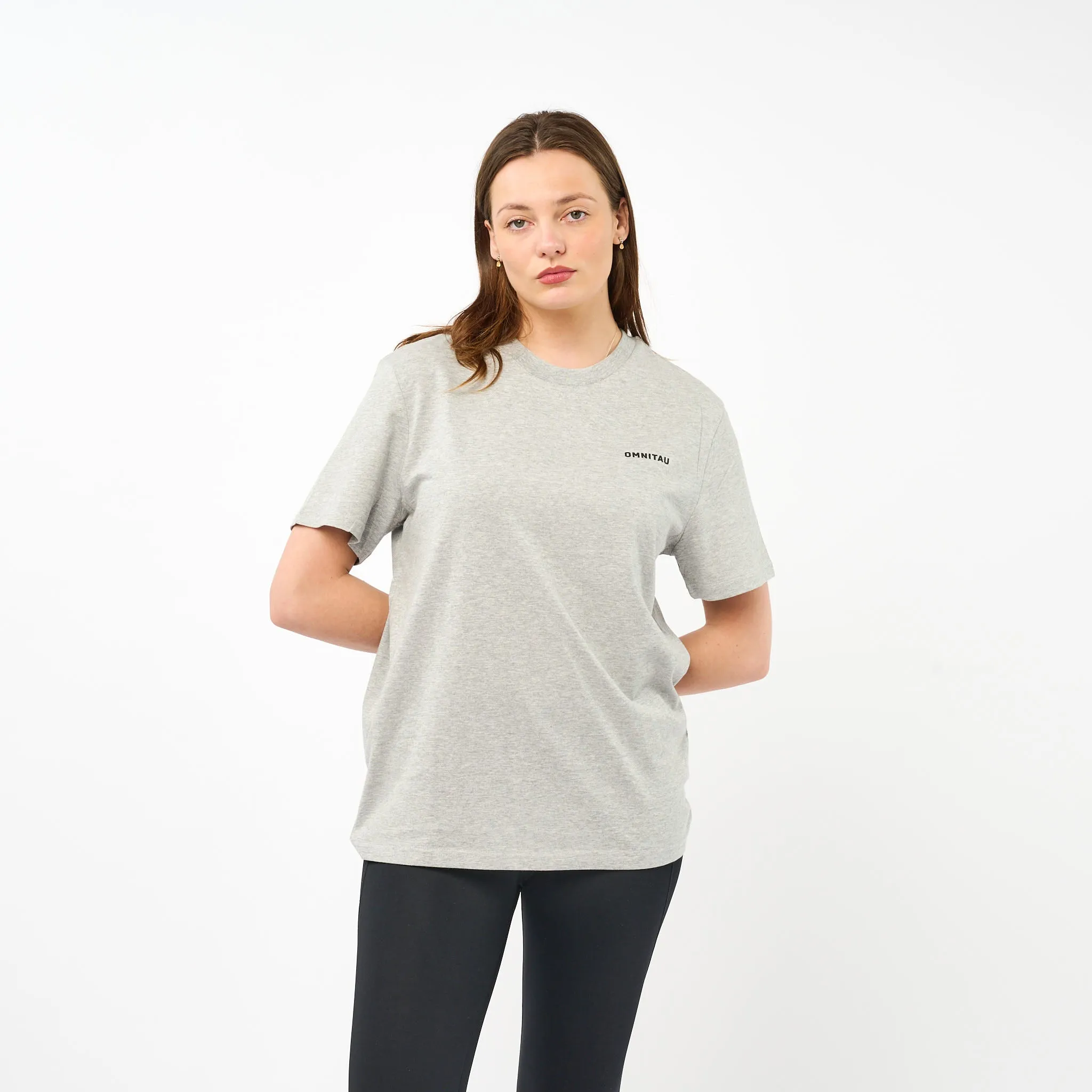 Omnitau Women's Muir Organic Cotton T-Shirt - Heather Grey