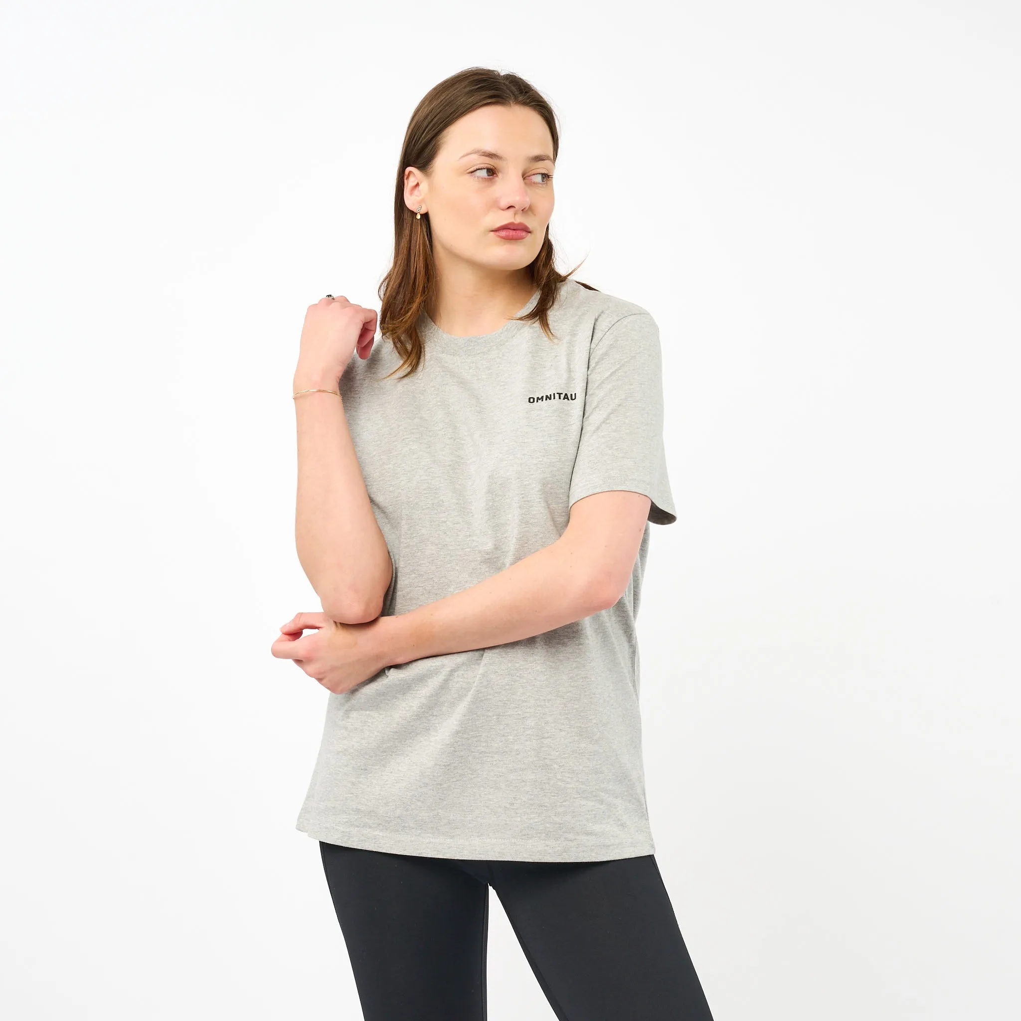 Omnitau Women's Muir Organic Cotton T-Shirt - Heather Grey