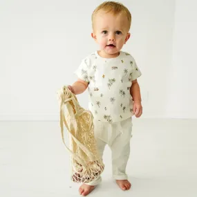 Organic Baby Toddler T-shirt & Pant Set - Malibu