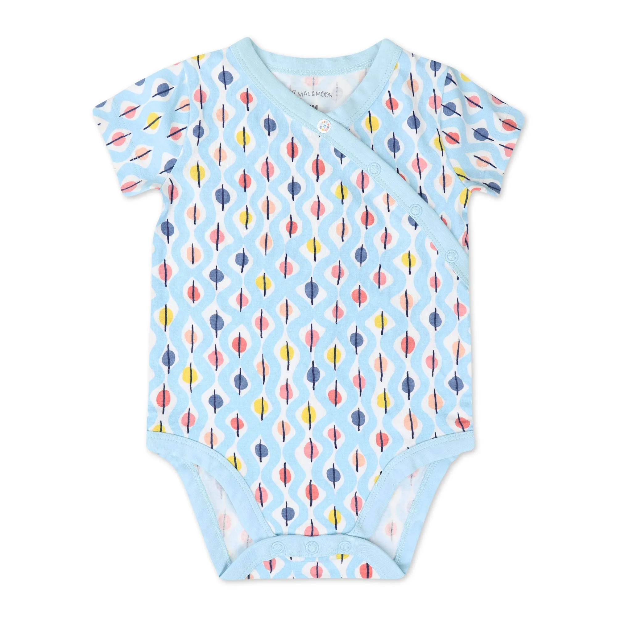 Organic Cotton 2-Pack Bodysuit in Elephant Blooms Print