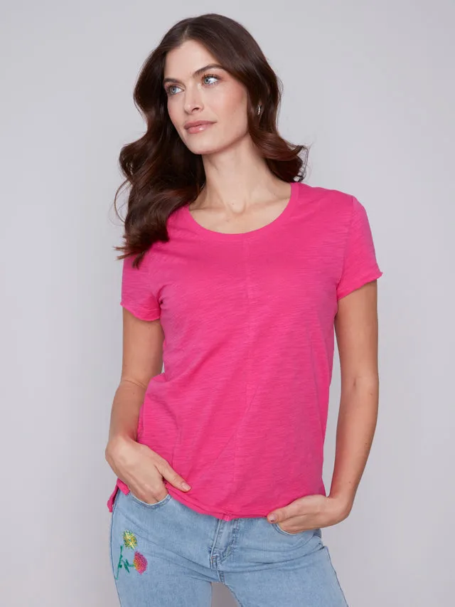 Organic Cotton Slub Top - Punch