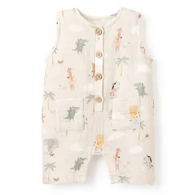 Organic Muslin Shortall Seaside Safari