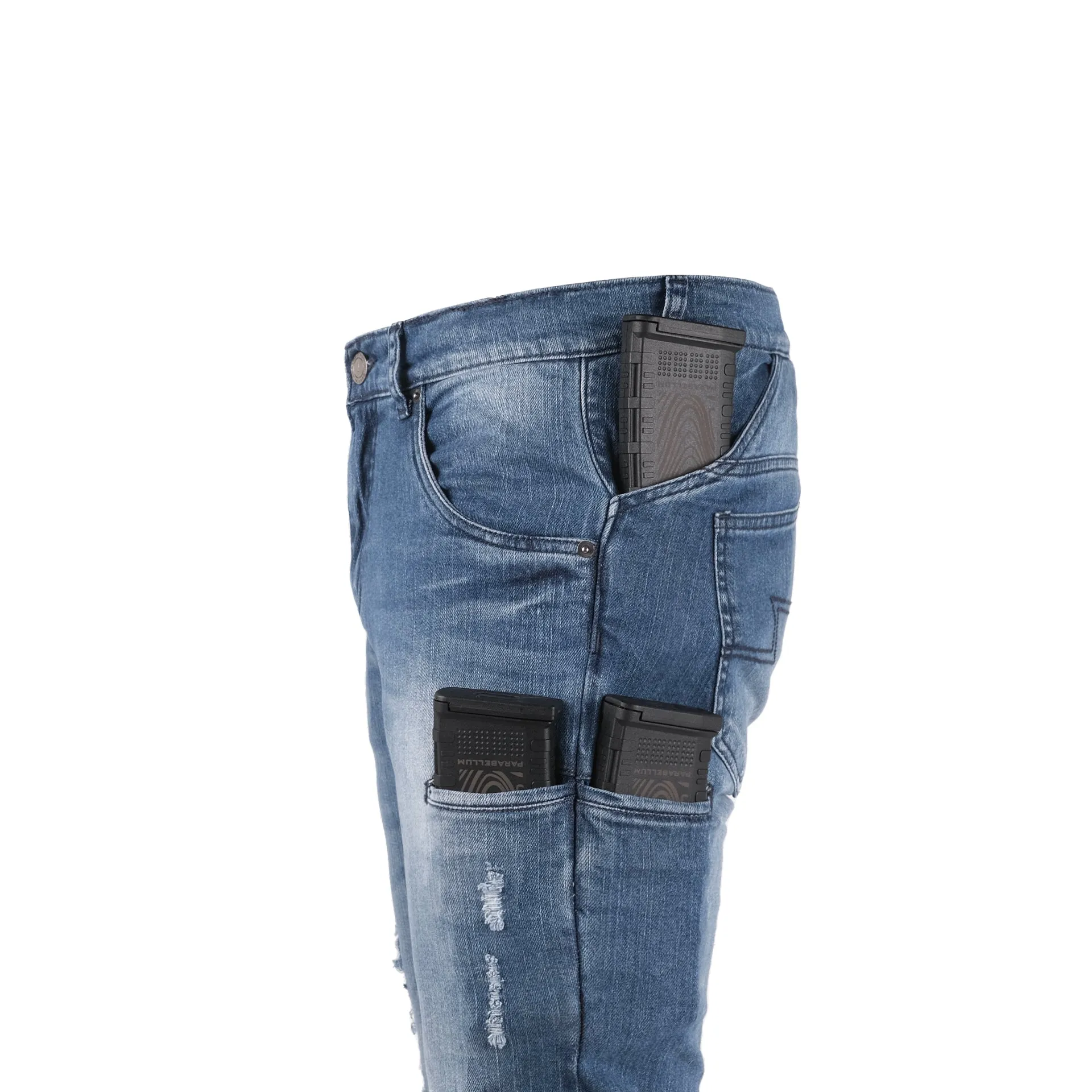 Parabellum® Range Day Denim MK2 Straight Fit Medium Wash