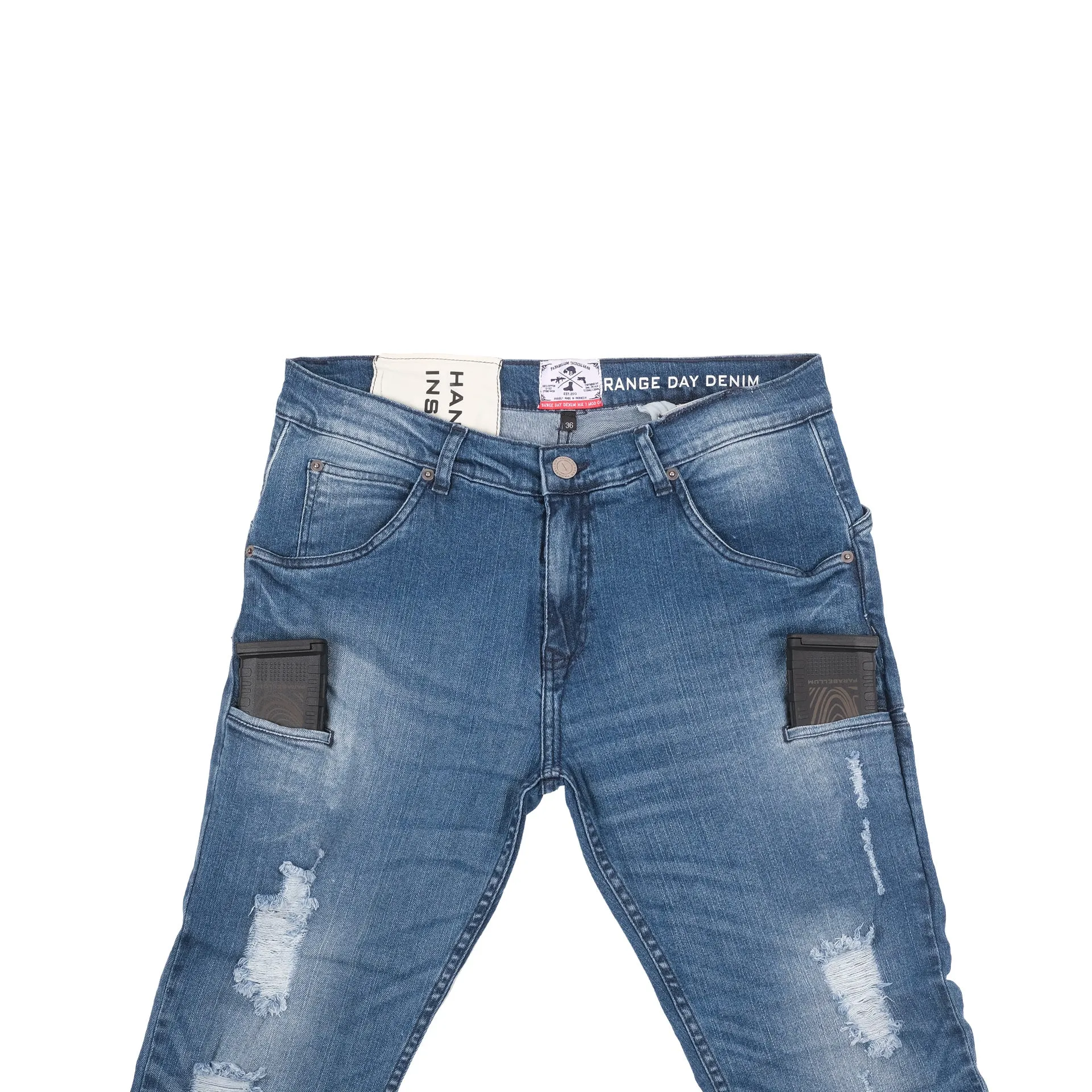 Parabellum® Range Day Denim MK2 Straight Fit Medium Wash