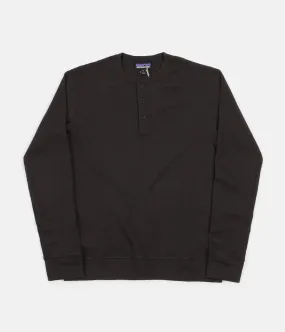 Patagonia Long Sleeve Waffle Knit Henley - Black