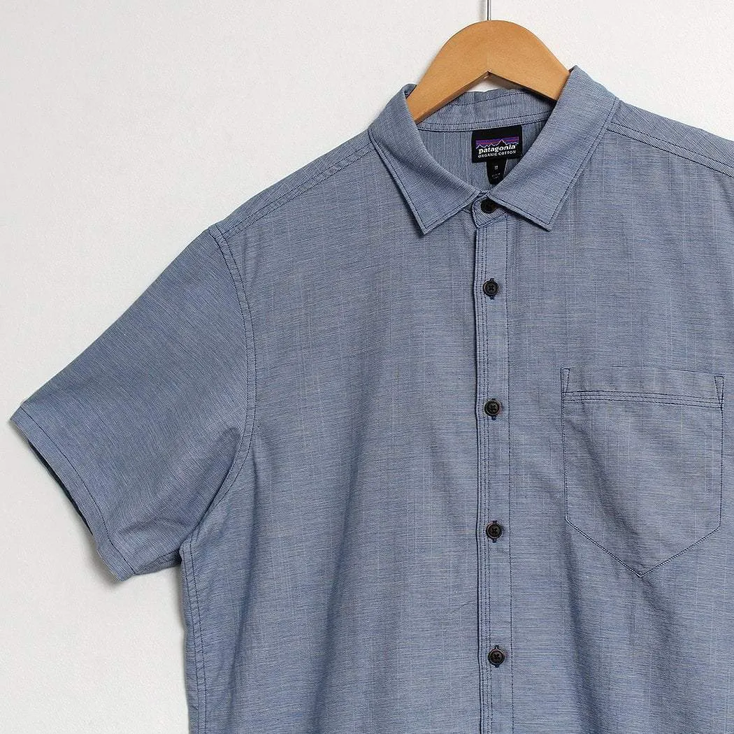 Patagonia Organic Cotton Slub Poplin Short Sleeve Shirt