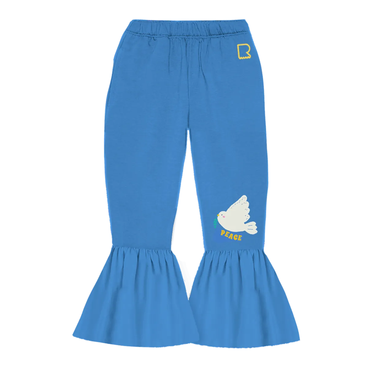 Peace Dove Flared Track Pants