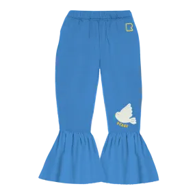 Peace Dove Flared Track Pants