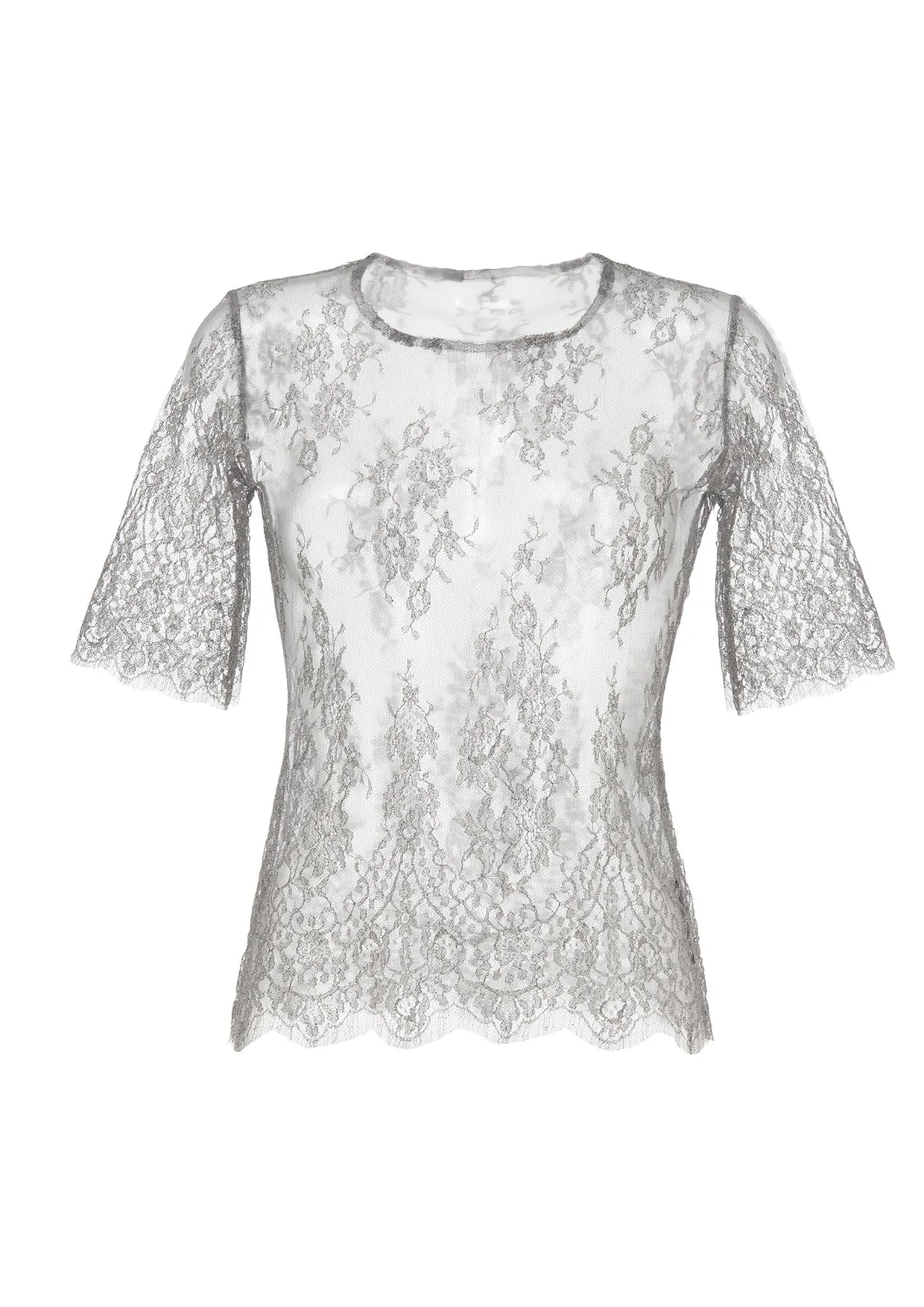 Petra Lace Short-Sleeve Top