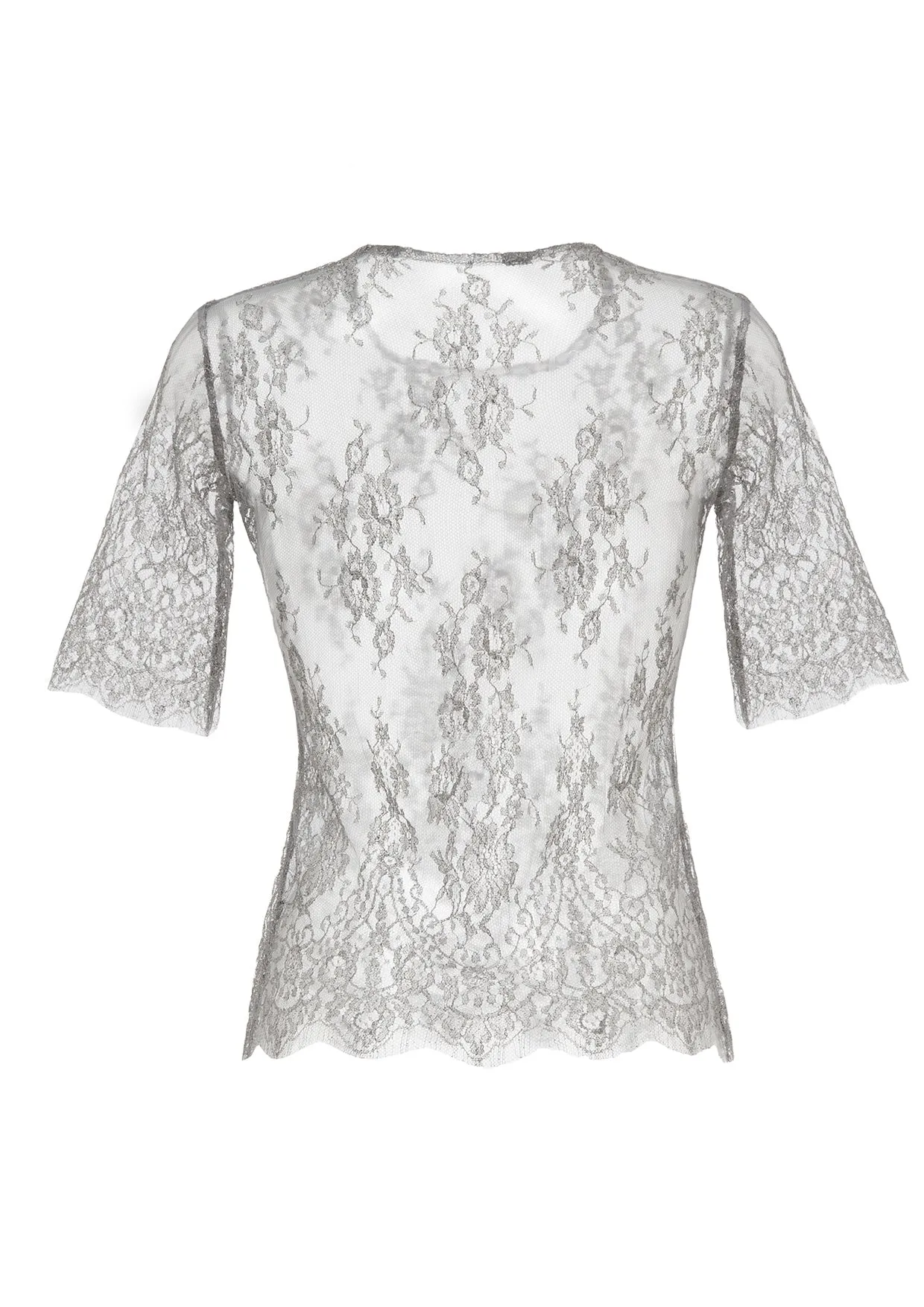 Petra Lace Short-Sleeve Top