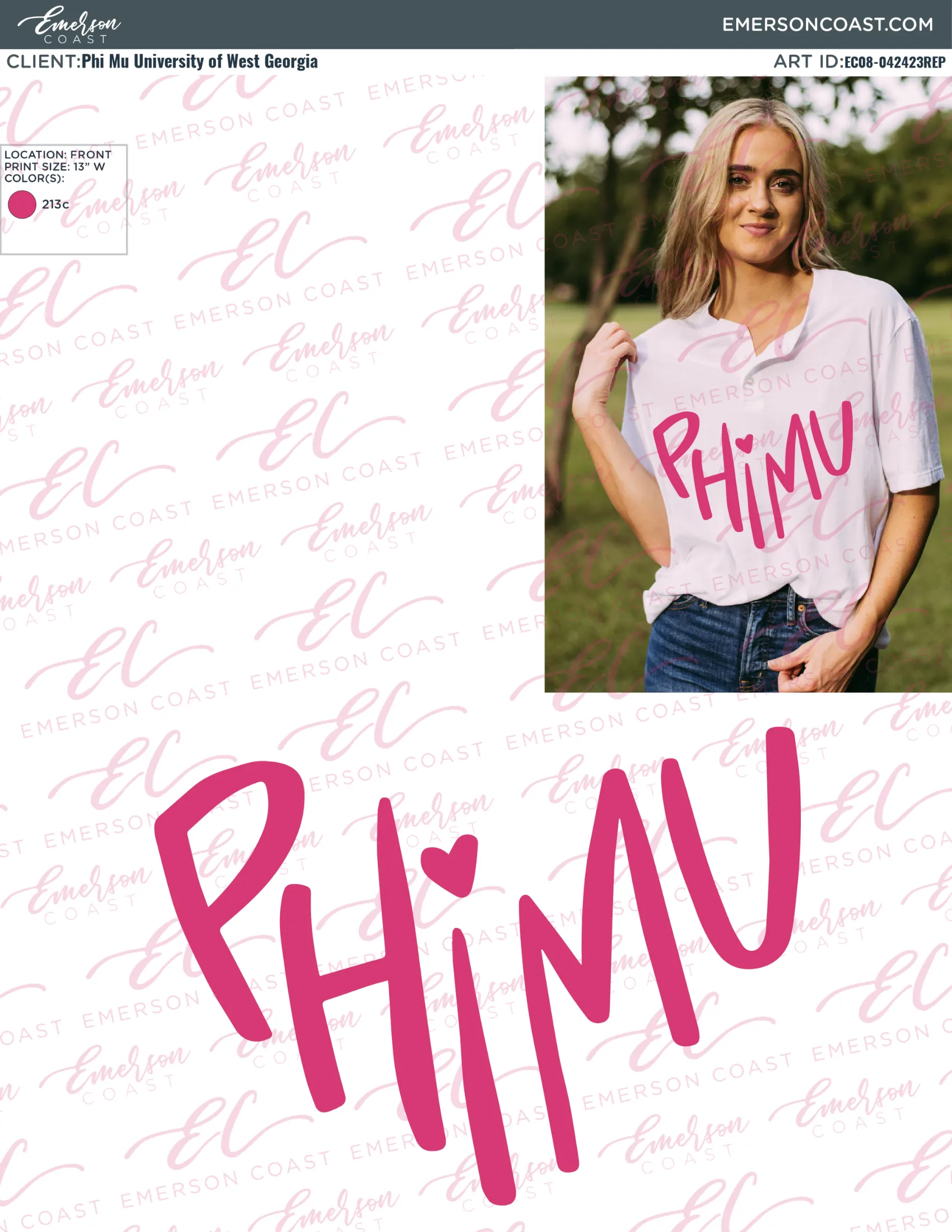 Phi Mu Heart Recruitment Henley