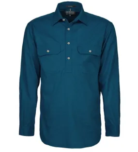 Pilbara Mens Shirt L/S Closed Front